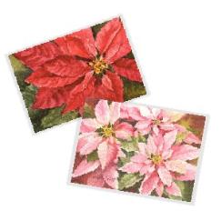 Poinsettia Watercolor Cards