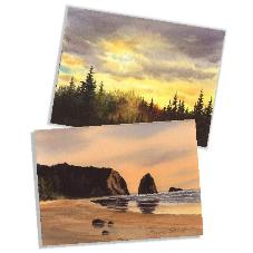 Sunrises and Sunsets Watercolor Cards